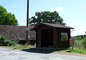 Čeština: Autobusová zastávka v obci Jedlá v okrese Havlíčkův Brod. English: Bus shelter in the village of Jedlá, Havlíčkův Brod District, Vysočina Region, Czech Republic.