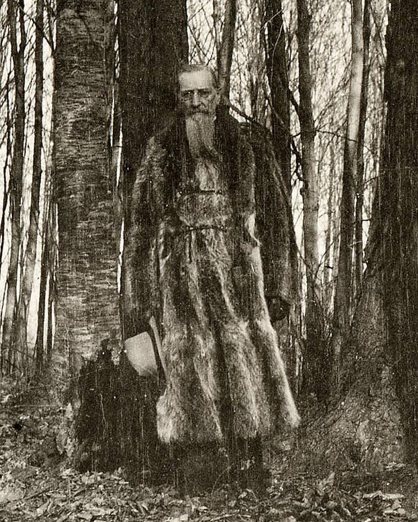 Joseph F. Smith in the Sacred Grove, ca. 1905