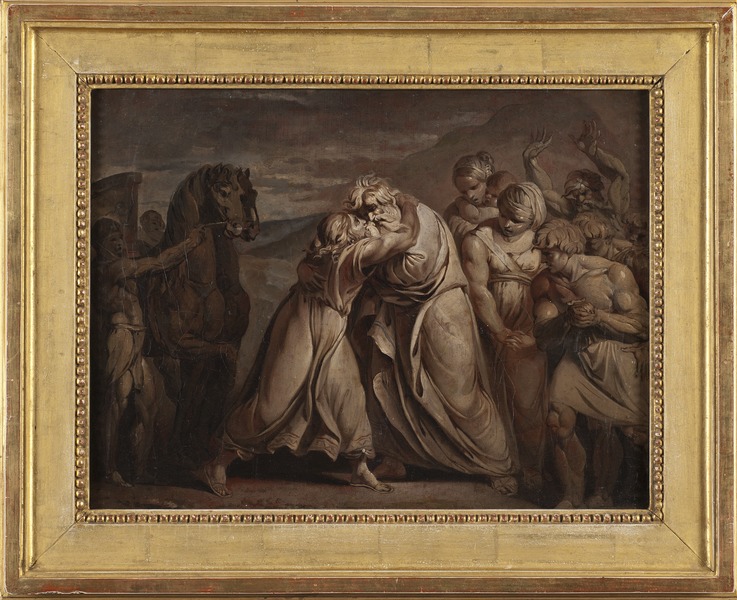 File:Joseph meets his father Jacob in the desert (Jean-Antoine Julien de Parme) - Nationalmuseum - 132587.tif