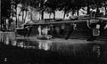 A gunboat on the Châlons-Prunay canal. It carries two five-inch cannon and a number of machine guns.}}