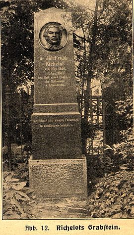 Памятник на могиле Фридриха-Юлиуса Ришело (1808—1875)