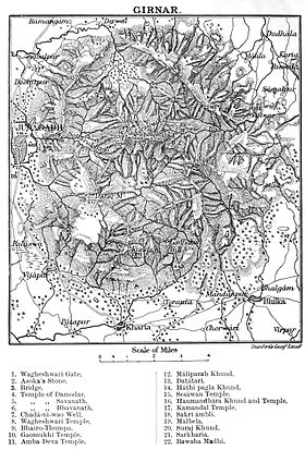 Mapa masywu z 1910 roku.