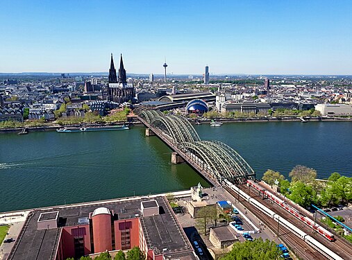 hohenzollern bridge in Cologne, Germany