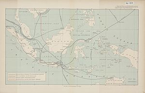 300px kaarten sgd   overzichtskaart van de kabel  en landlijnen in de indonesische archipel