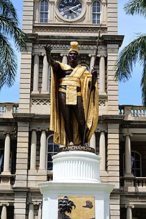 <i>Kamehameha</i> Statue (Honolulu cast)