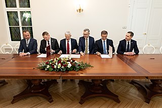 <span class="mw-page-title-main">Second Kariņš cabinet</span> Government of Latvia