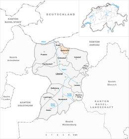 Giebenach - Localizazion