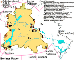 Berliner Mauer: Sprachliche Aspekte, Vorgeschichte, Mauerbau