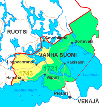 suomen sota kartta Vanha Suomi – Wikipedia suomen sota kartta