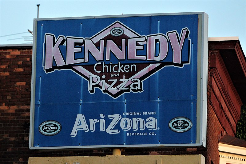 File:Kennedy Chicken & Pizza (sign), Troy, New York.jpg