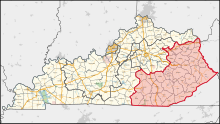 Kentucky's 5th congressional district (since 2023).svg