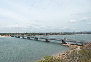 Kinniya Town in Sri Lanka