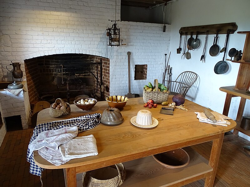 File:Kitchen of Plantation House - Monticello - Charlottesville - Virginia - USA (47011065144).jpg