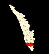 Kollam district location map.svg