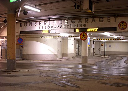 Vägbeskrivningar till Konserthusgaraget med kollektivtrafik