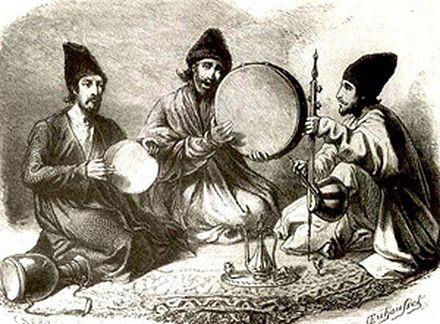 Kurdish musicians, 1890