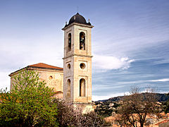 Clocher de l'église paroissiale.