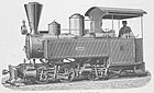 L'Avenir - Locomotive of the Decauville Railway at the Paris World Exhibition in 1889 - service weight 12 t.  - track width 60 cm.jpg