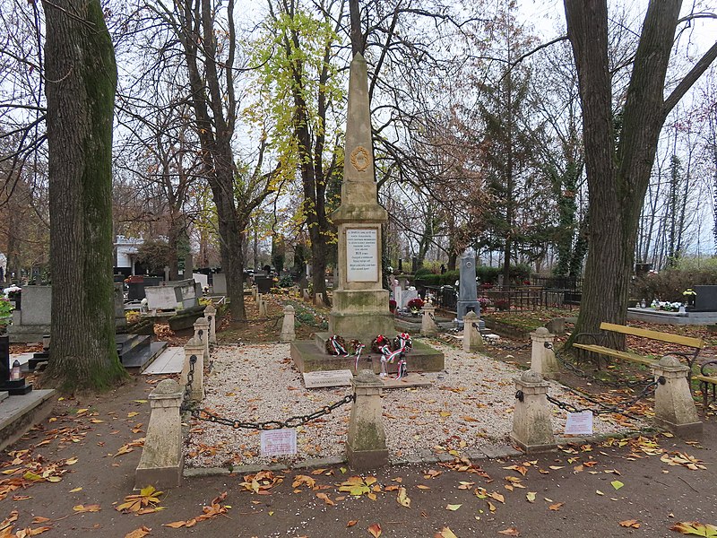 File:Lévai temető - Nagysallói csata emlékműve 2022b.jpg