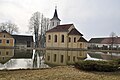 Čeština: Kostel s rybníkem English: Church with pond