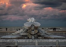 La Nave fountain, Pietro Cascella