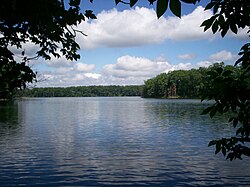 Lake Pippen, located in the eastern part of the township Lake Pippen.jpg