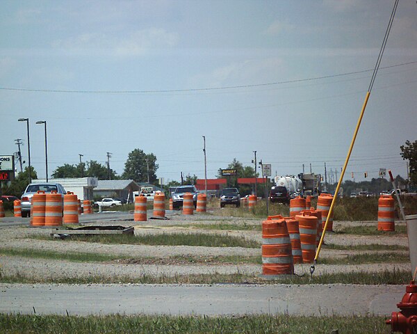 Road construction in June