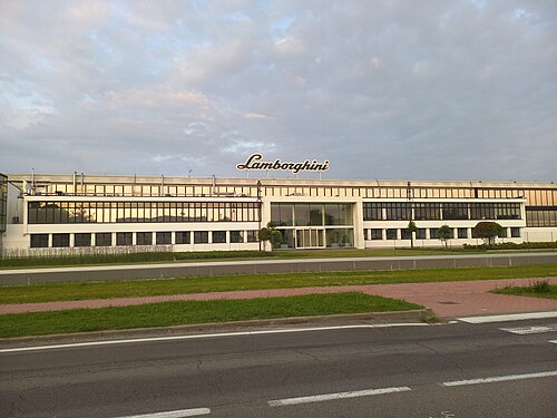 Lamborghini Headquarters in Sant'Agata Bolognese, Bologna