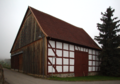 English: Half-timbered building in Allmenrod, Lauterweg 3, Lauterbach, Hesse, Germany This is a picture of the Hessian Kulturdenkmal (cultural monument) with the ID Unknown? (Wikidata)
