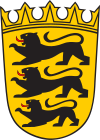 Coat of arms of Baden-Wurttemberg (lesser).svg