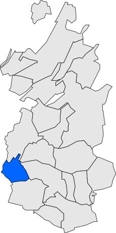 Localització de Belianes respecte de l'Urgell.svg