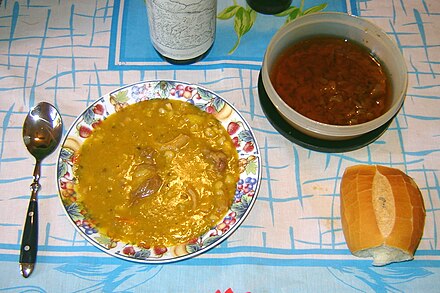 Locro, a spicy stew originally from the north of the country, eaten on national holidays