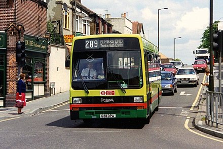 London & Country Leyland Lynx in Purley in May 1993