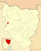 Ubicación del municipio en el mapa de la provincia