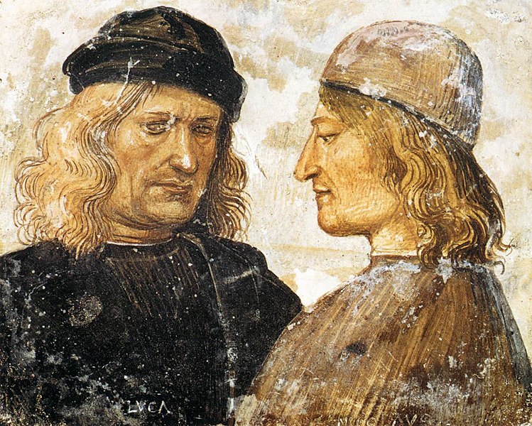 File:Luca Signorelli - Self-Portrait with Niccolò d'Angeli Franceschi - WGA21295.jpg