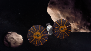 <i>Lucy</i> (spacecraft) Thirteenth mission of the Discovery program; multiple-flyby reconnaissance of six Jupiter trojans