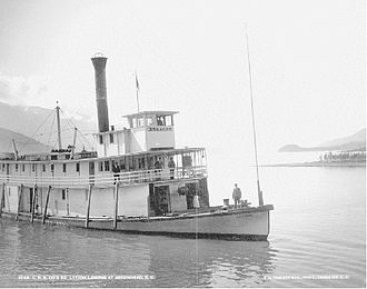 Lytton at Arrowhead, BC on upper Arrow Lake Lytton sternwheeler at Arrowhead BC.jpg