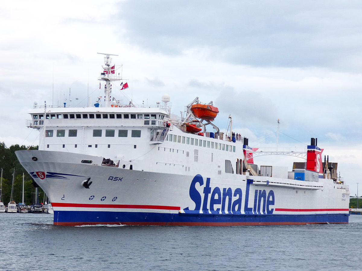 Судно Fredrikshamn. Stena line. Stena line Liepaja Travemunde. Stena Victory.