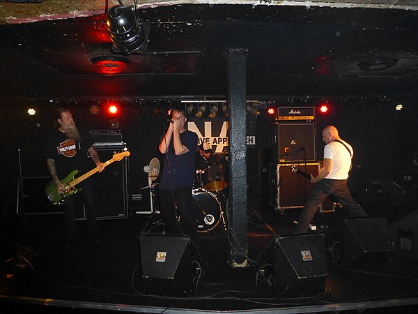 Negative Approach in T-shirts at a 2013 show