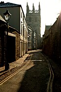 Magpie Lane em Oxford, anteriormente conhecida como Gropecunt Lane.