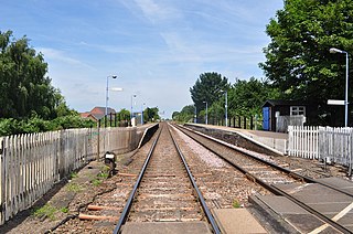 Manea railway station Railway station in Cambridgeshire, England