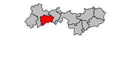 Canton de Juvigny-sous-Andaine - Carte