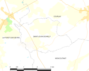 Poziția localității Saint-Jouin-de-Milly