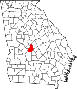Map of Georgia highlighting Houston County.svg
