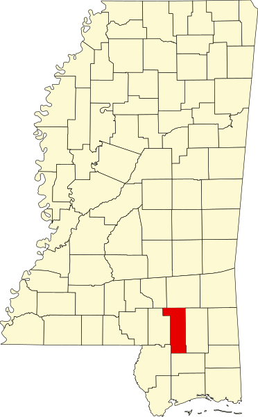 File:Map of Mississippi highlighting Forrest County.svg