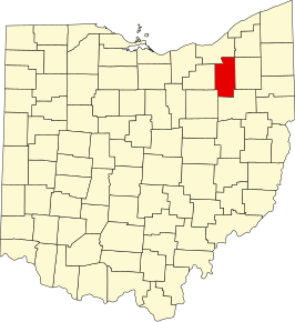 Locatie van Summit County in Ohio