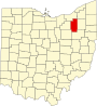 Karta över Ohio Highlighting Summit County.svg