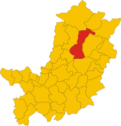 Borgo San Lorenzo - Mapa