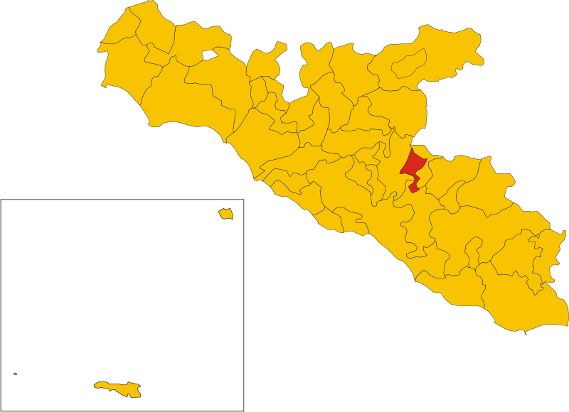 File:Map of comune of Comitini (province of Agrigento, region Sicily, Italy).svg