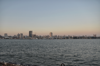 A view of the city of Maputo viewed from Katembe Maputo seen from Katembe 2014.png